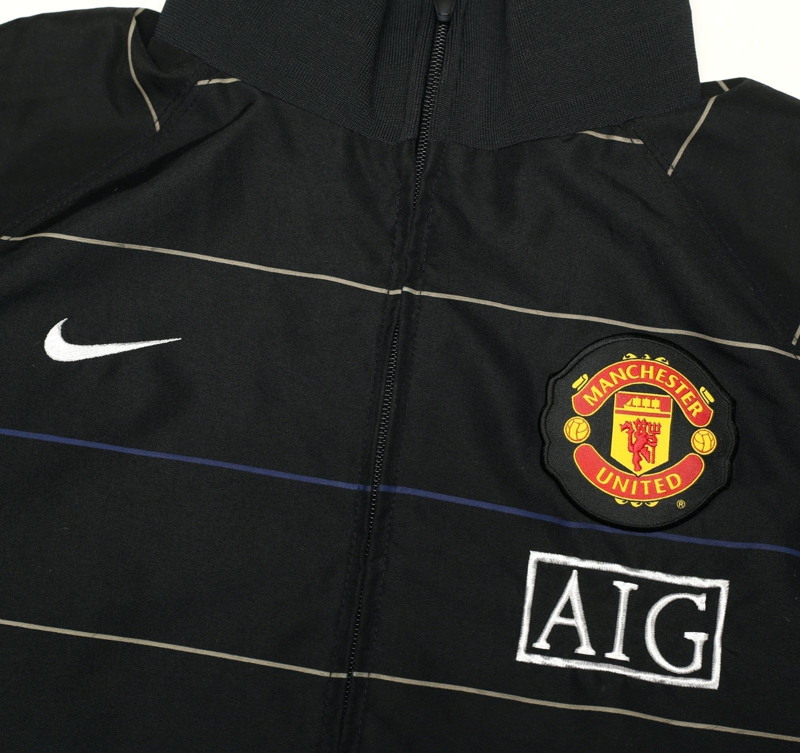 2008/09 MANCHESTER UNITED Vintage Nike Football Track Top Jacket (M/L)