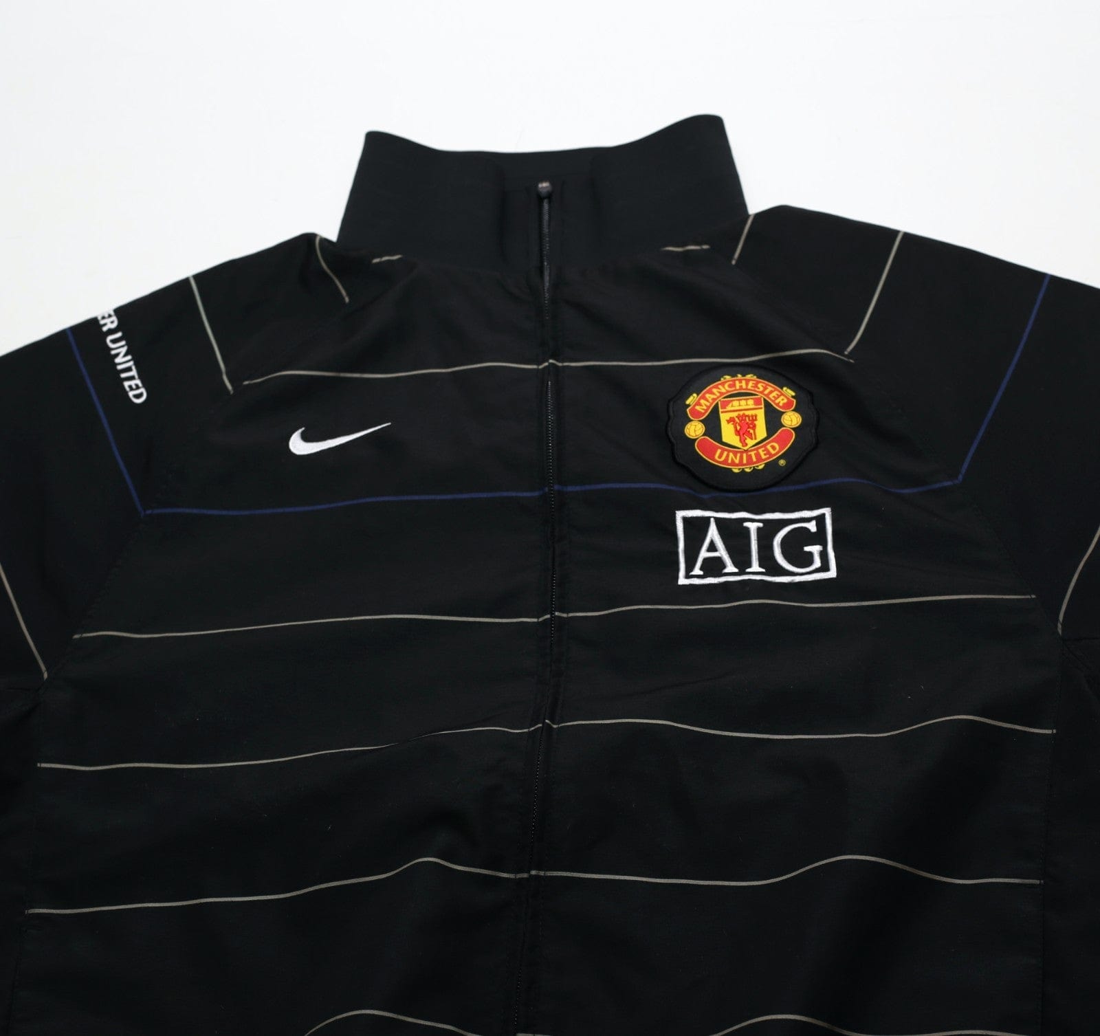 2008/09 MANCHESTER UNITED Vintage Nike Football Track Top Jacket (M/L)