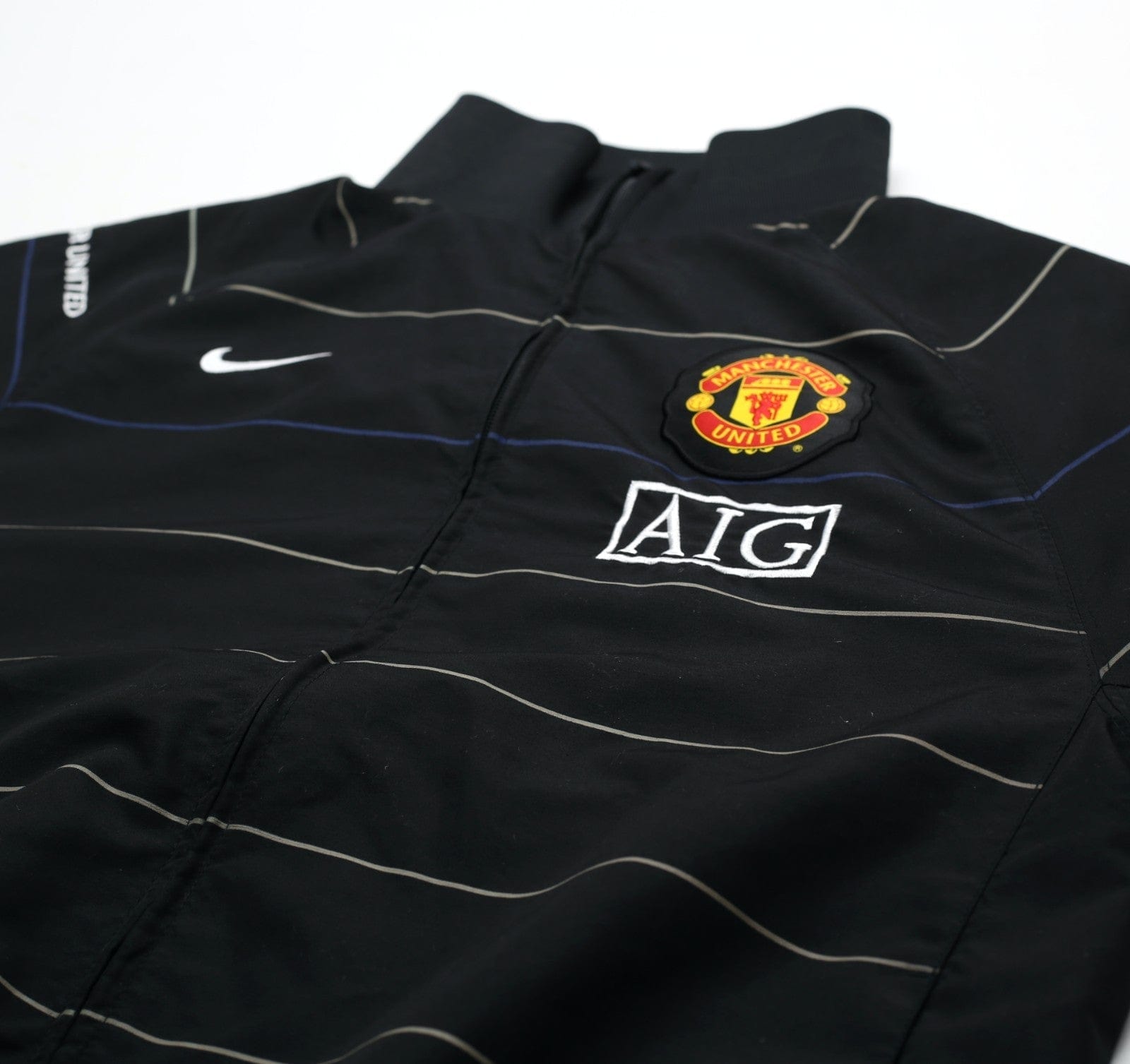 2008/09 MANCHESTER UNITED Vintage Nike Football Track Top Jacket (M/L)