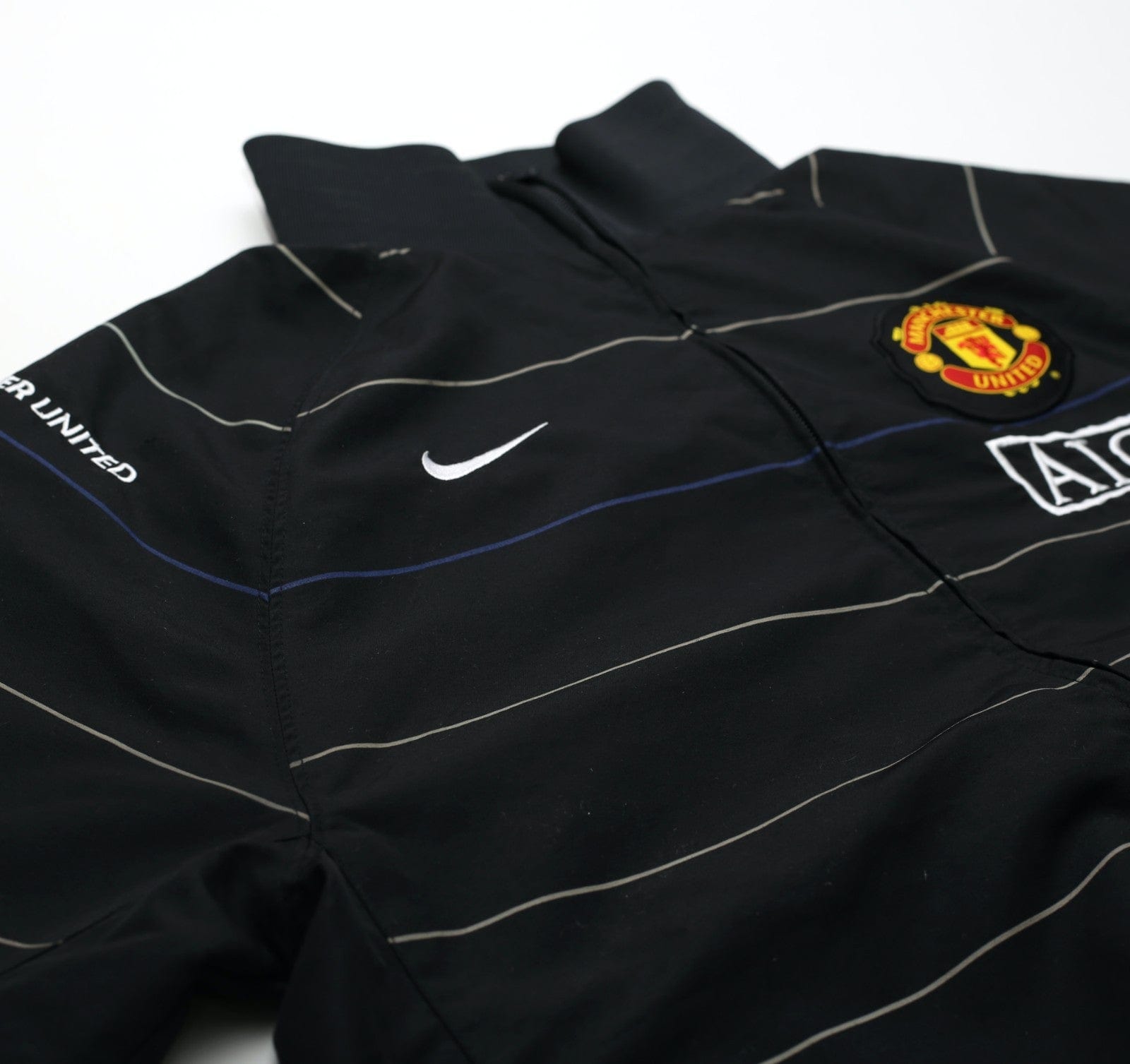 2008/09 MANCHESTER UNITED Vintage Nike Football Track Top Jacket (M/L)