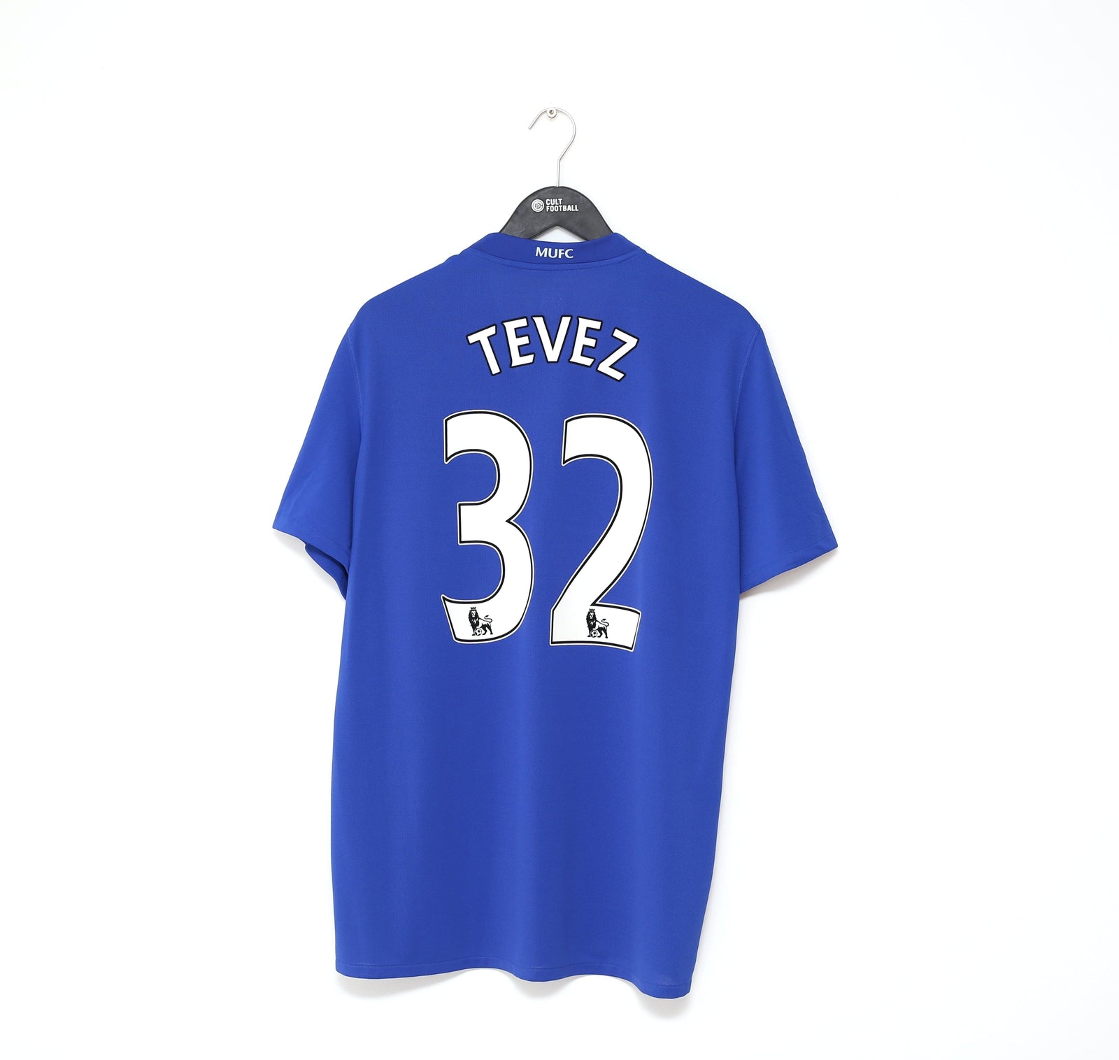 2008/09 TEVEZ #32 Manchester United Vintage Nike Away Football Shirt (XL)