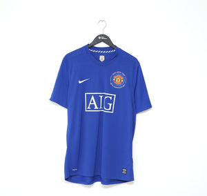 2008/09 TEVEZ #32 Manchester United Vintage Nike Away Football Shirt (XL)
