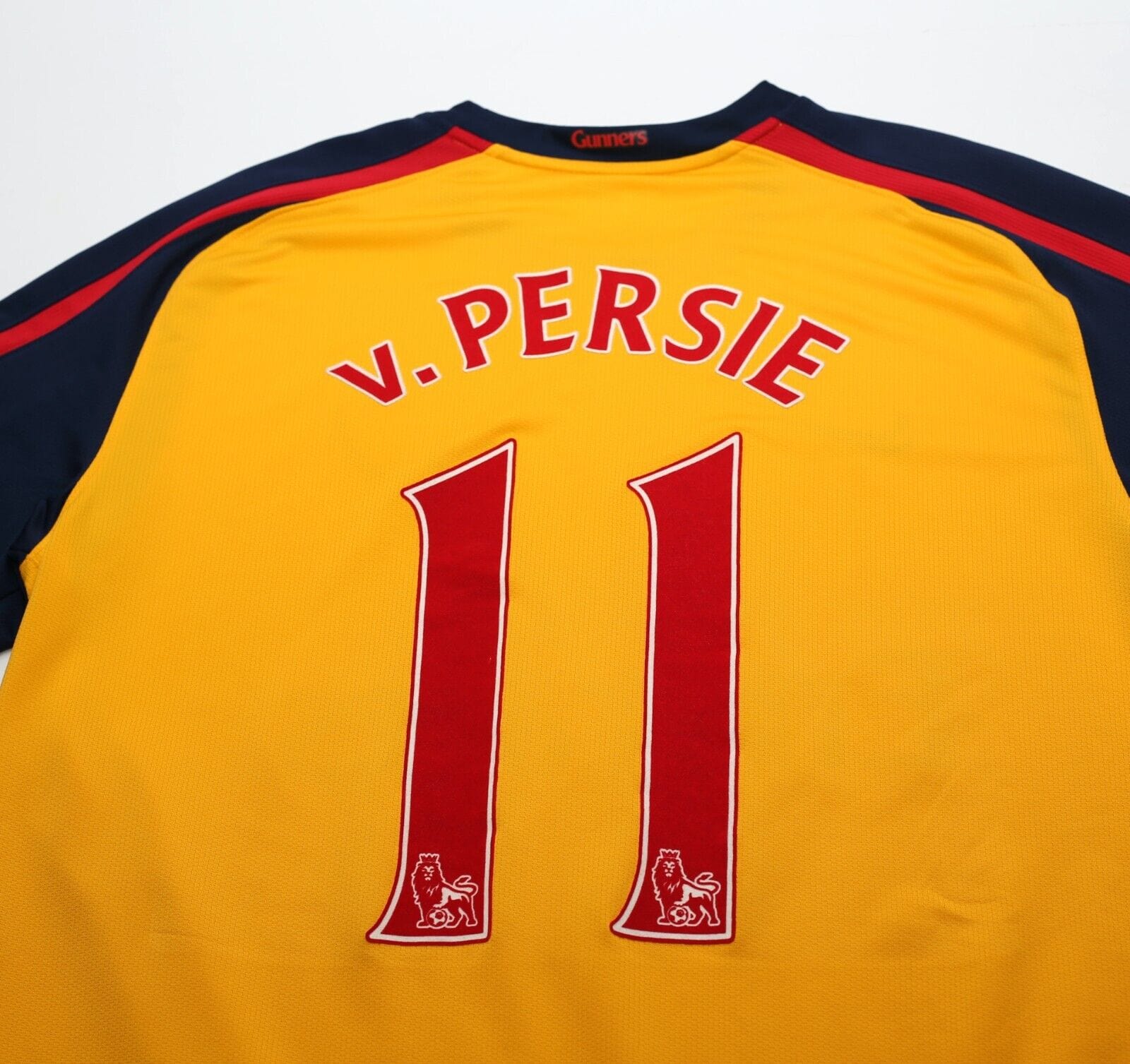 2008/09 VAN PERSIE #11 Arsenal Vintage Nike Away Long Sleeve Football Shirt (L)