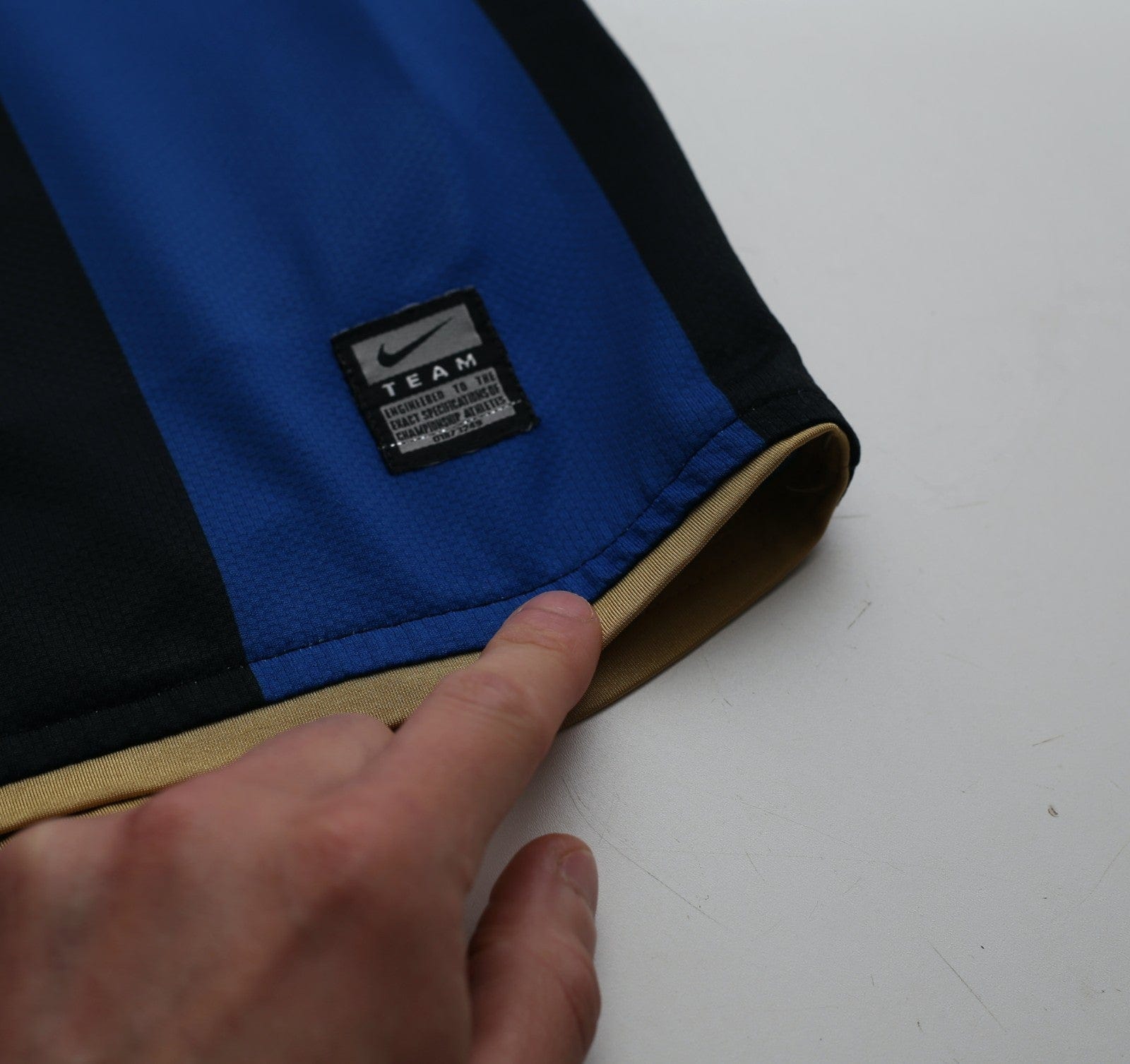 2008/09 ZANETTI #4 Inter Milan Vintage Nike Home Football Shirt (S)