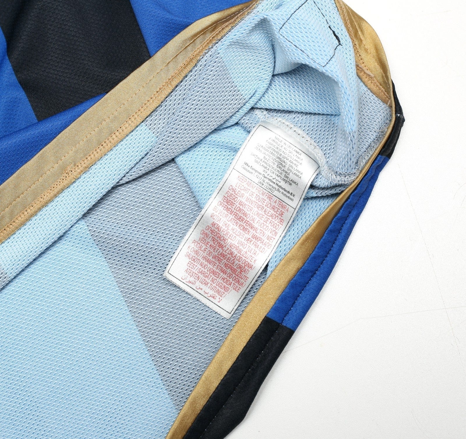 2008/09 ZANETTI #4 Inter Milan Vintage Nike Home Football Shirt (S)