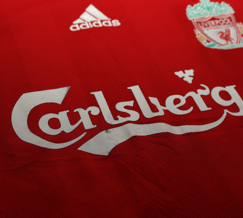 2008/10 ALONSO #14 Liverpool Vintage Adidas Home Football Shirt (XL)