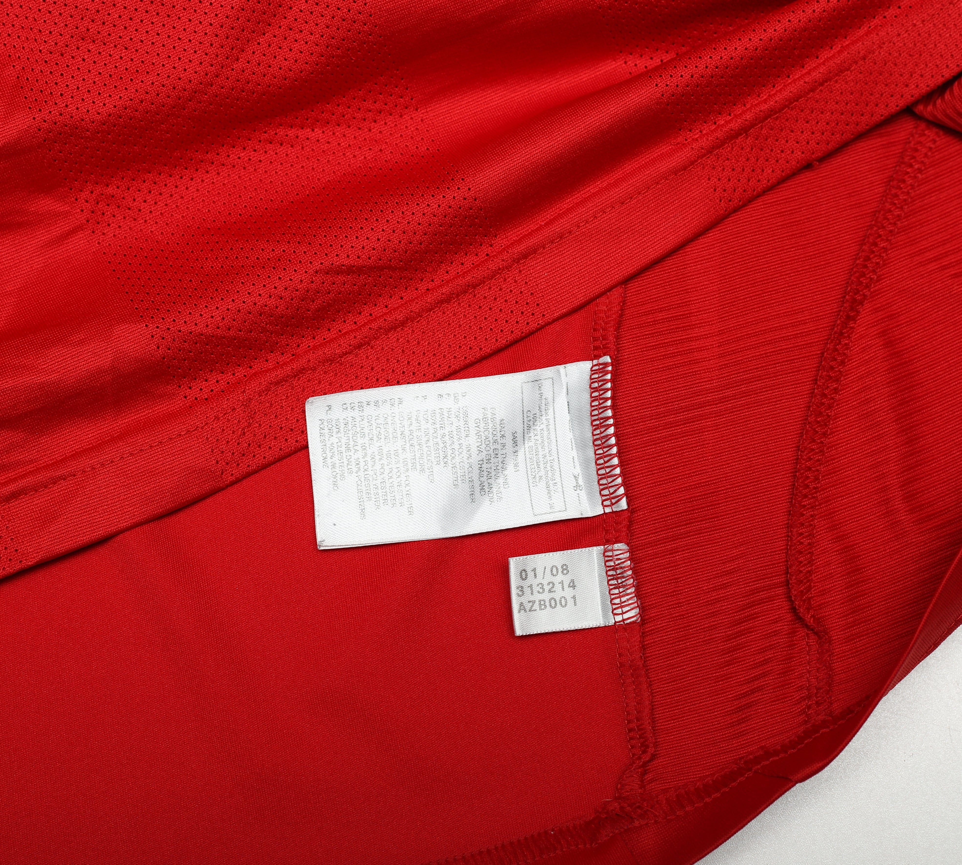 2008/10 ALONSO #14 Liverpool Vintage Adidas Home Football Shirt (XL)