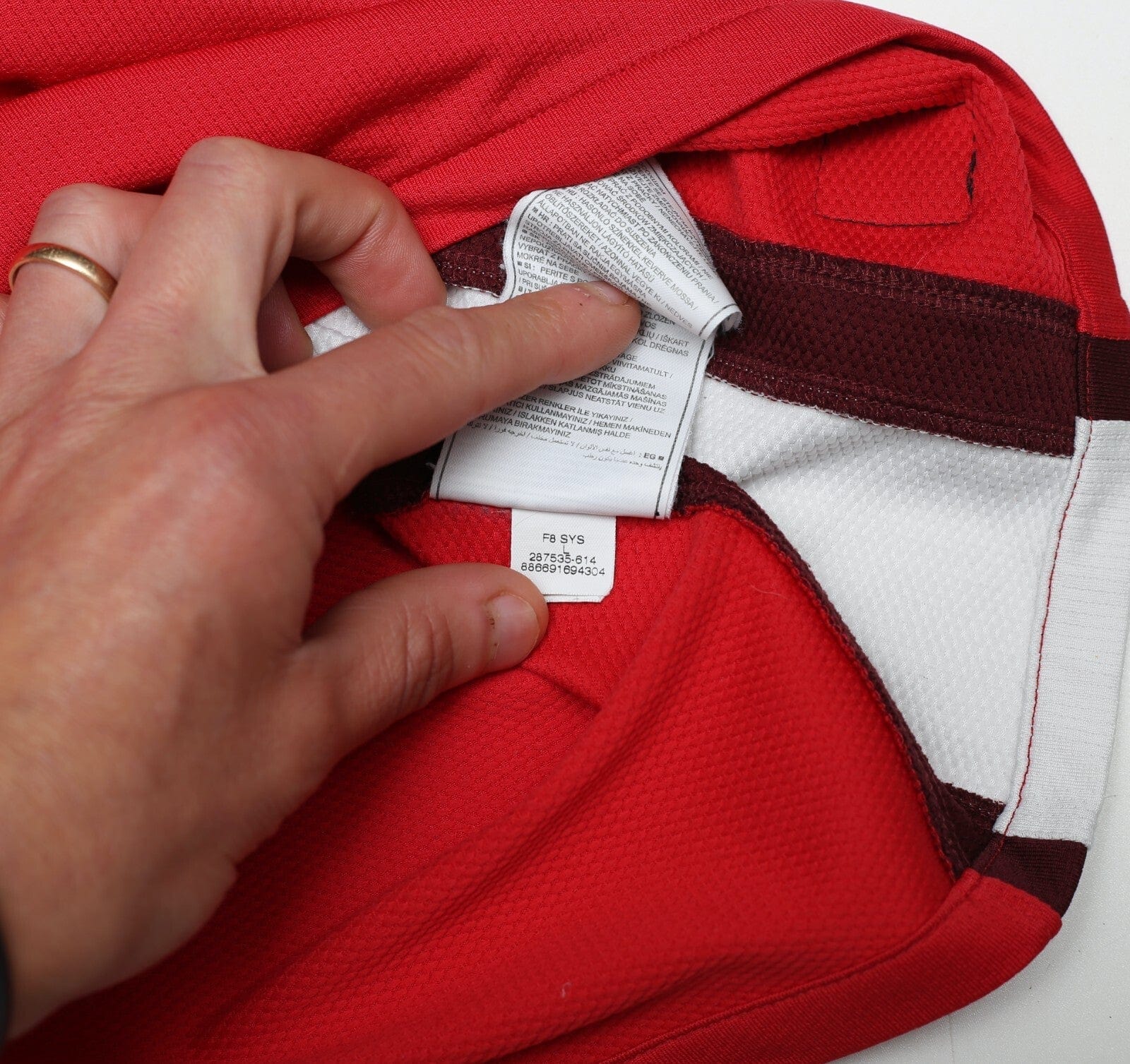 2008/10 ARSHAVIN #23 Arsenal Vintage Nike Home Football Shirt (L)