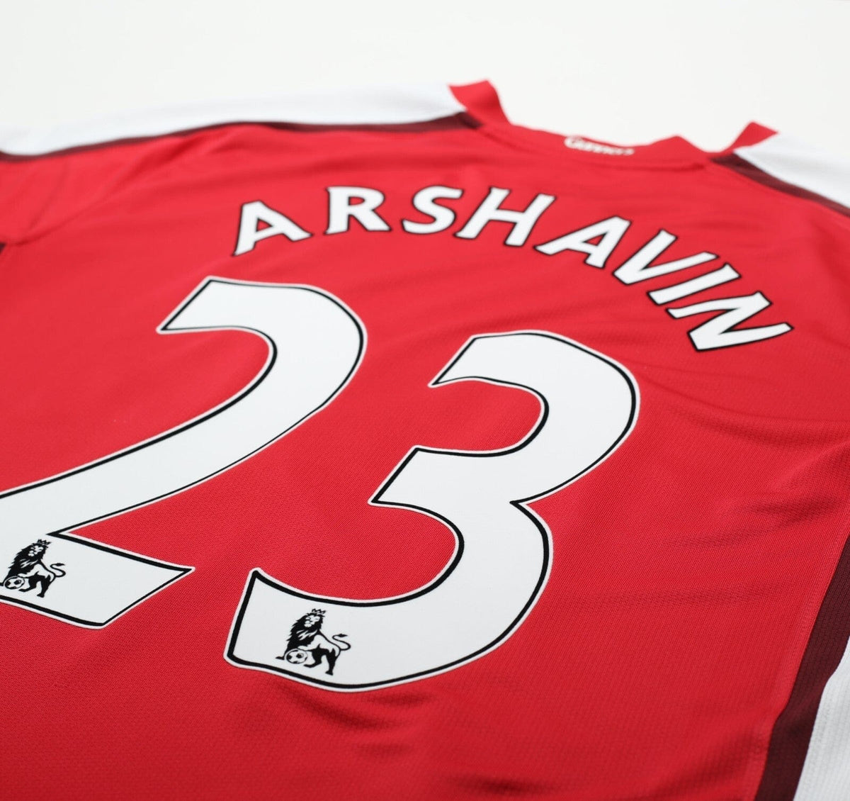 2008/10 ARSHAVIN #23 Arsenal Vintage Nike Home Football Shirt (L)