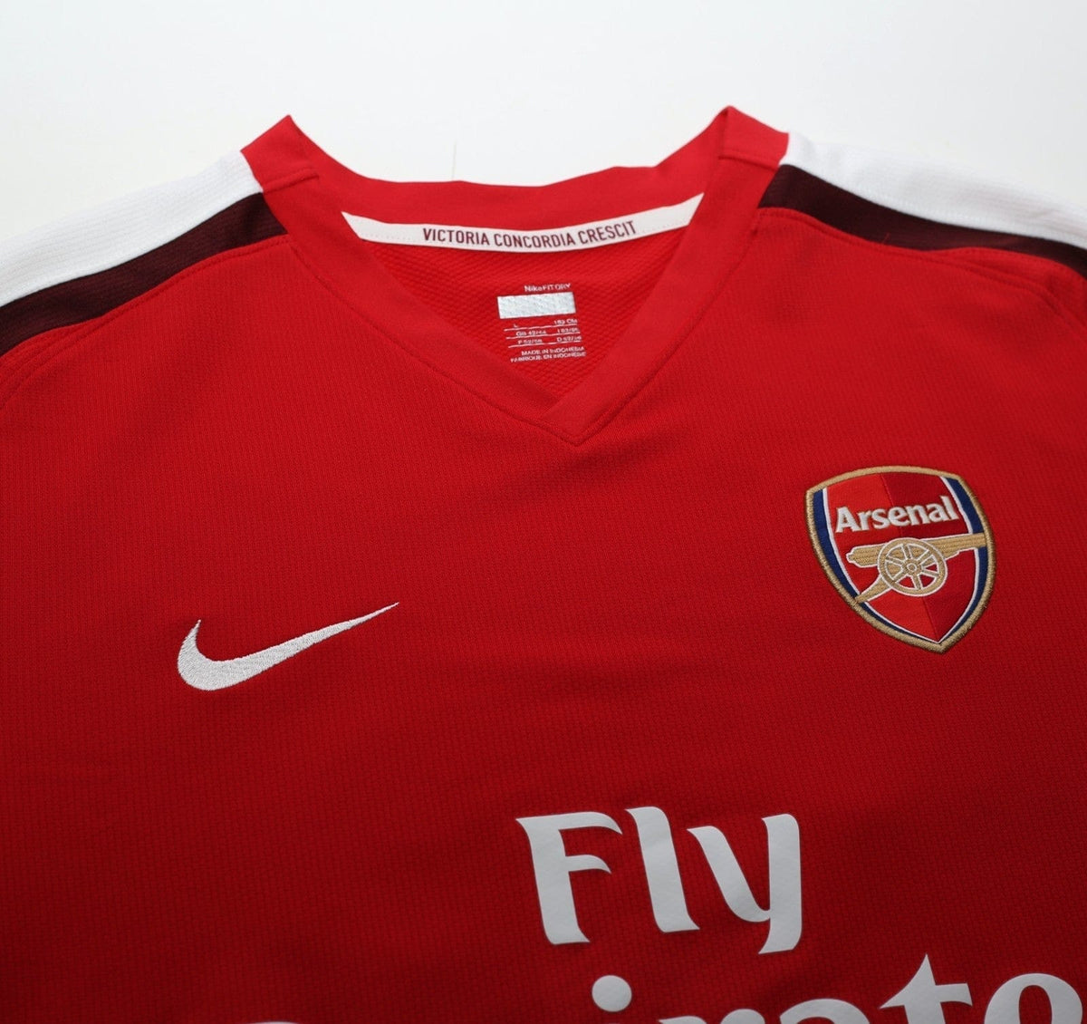 2008/10 ARSHAVIN #23 Arsenal Vintage Nike Home Football Shirt (L)