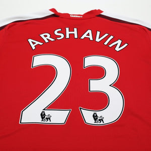 2008/10 Arshavin #23 Arsenal Vintage Nike Home Football Shirt (L)