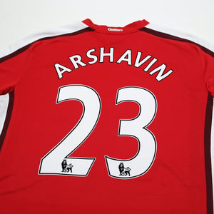 2008/10 Arshavin #23 Arsenal Vintage Nike Home Football Shirt (L)