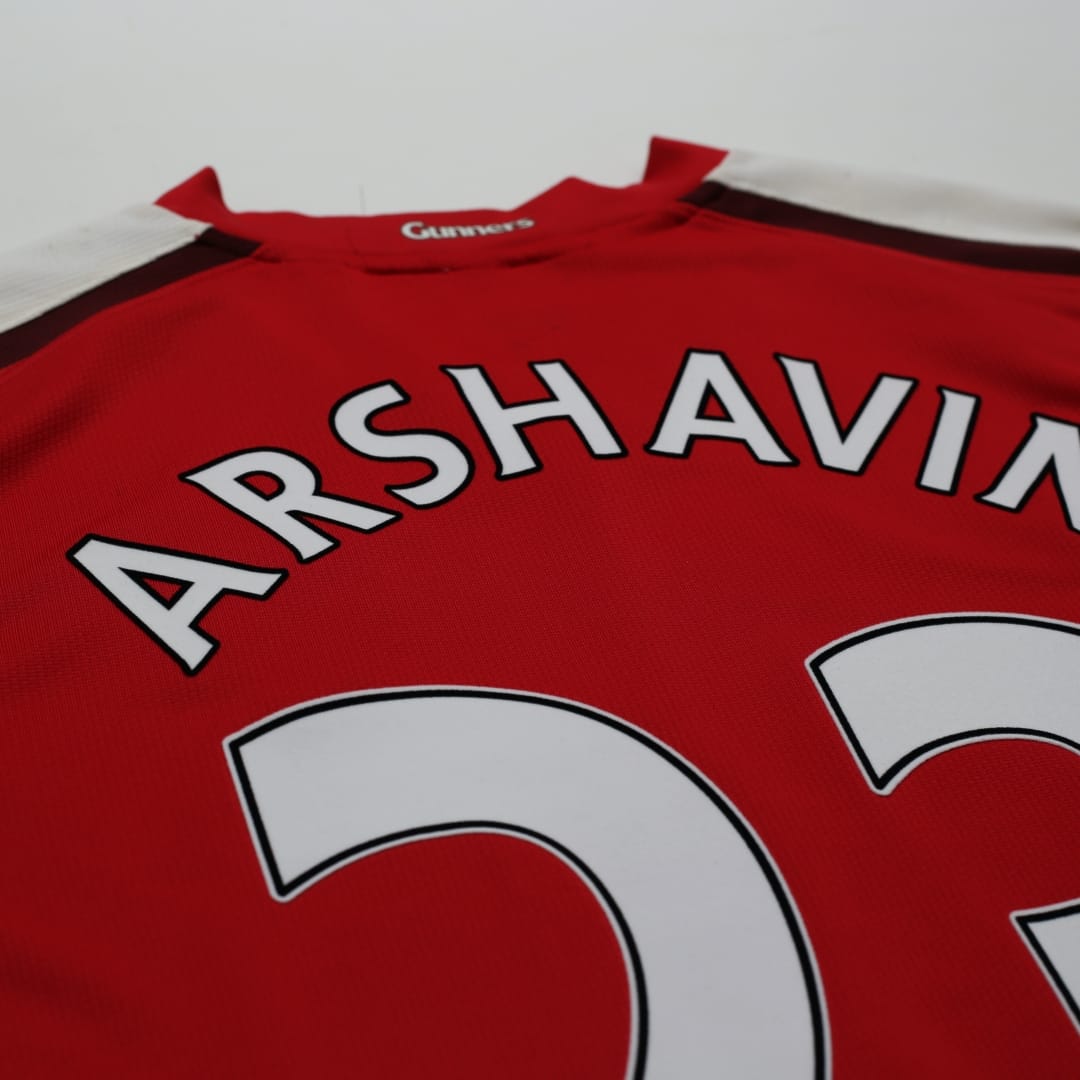 2008/10 Arshavin #23 Arsenal Vintage Nike Home Football Shirt (M)