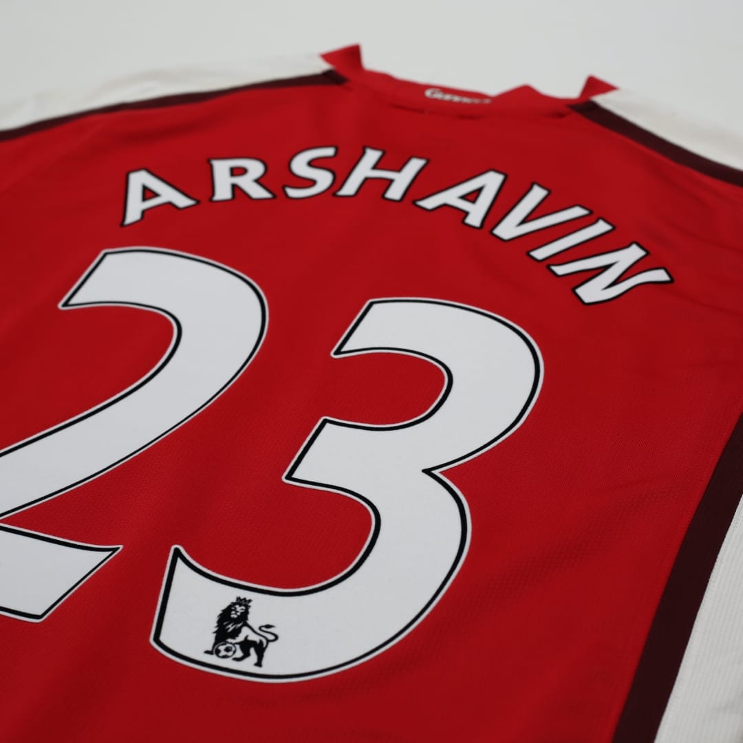 2008/10 Arshavin #23 Arsenal Vintage Nike Home Football Shirt (M)
