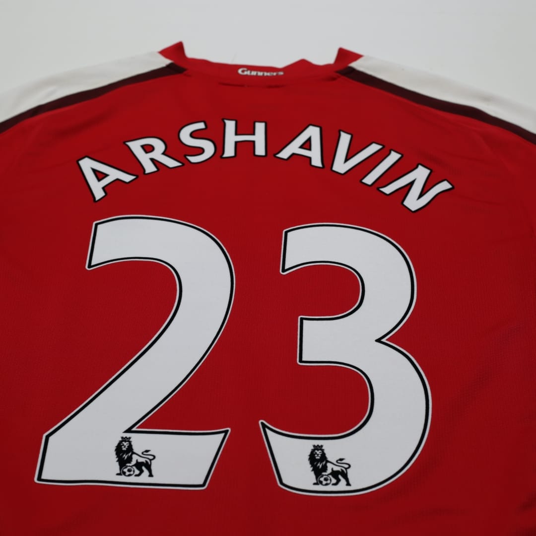 2008/10 Arshavin #23 Arsenal Vintage Nike Home Football Shirt (M)