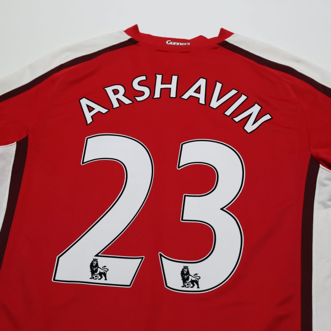 2008/10 Arshavin #23 Arsenal Vintage Nike Home Football Shirt (M)