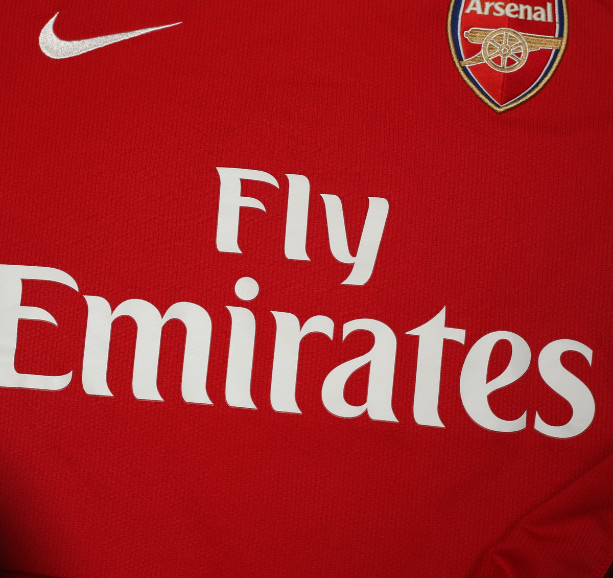 2008/10 EDUARDO #9 Arsenal Vintage Nike Home Football Shirt (M)