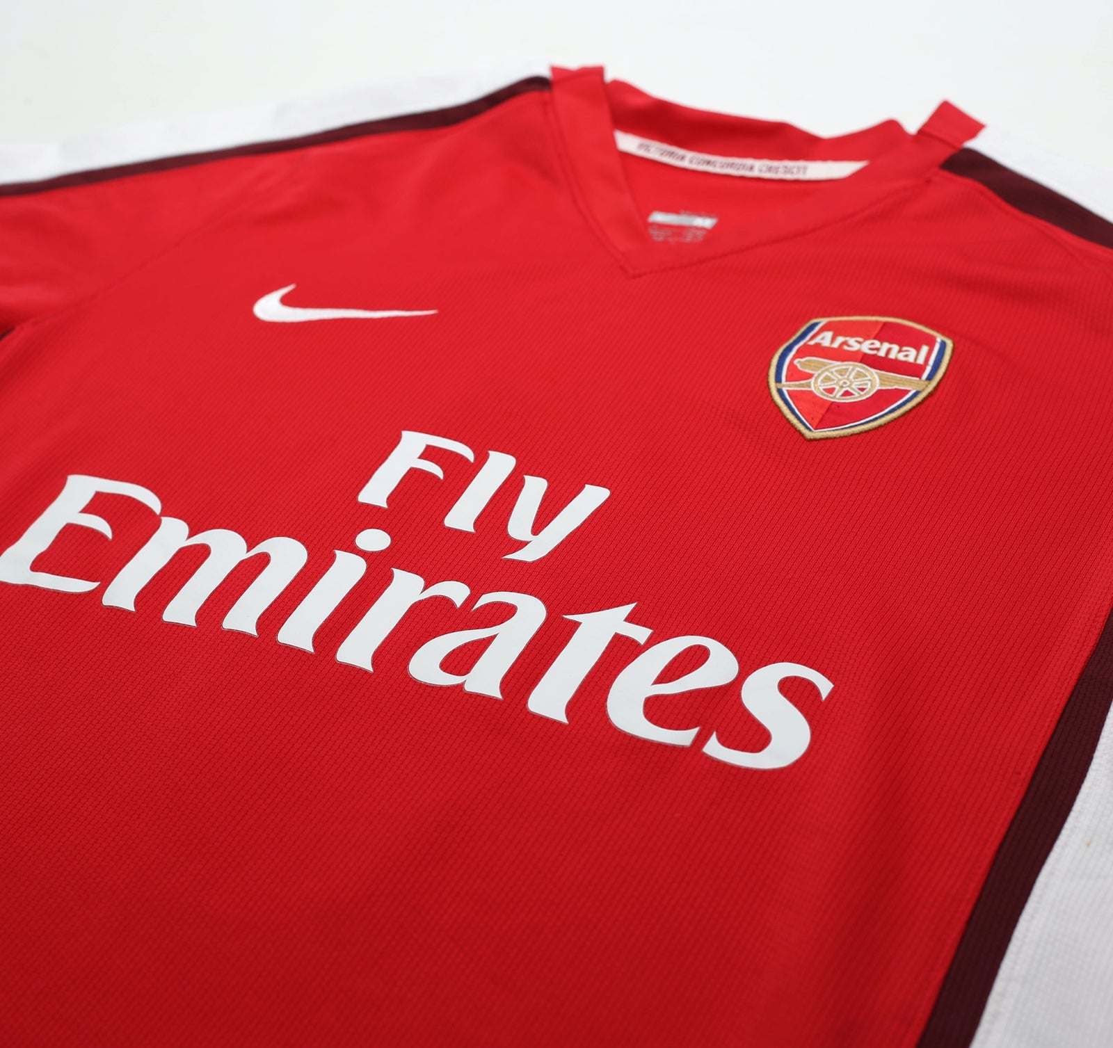 2008/10 EDUARDO #9 Arsenal Vintage Nike Home Football Shirt (M)