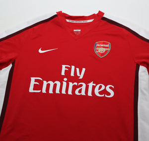 2008/10 EDUARDO #9 Arsenal Vintage Nike Home Football Shirt (M)