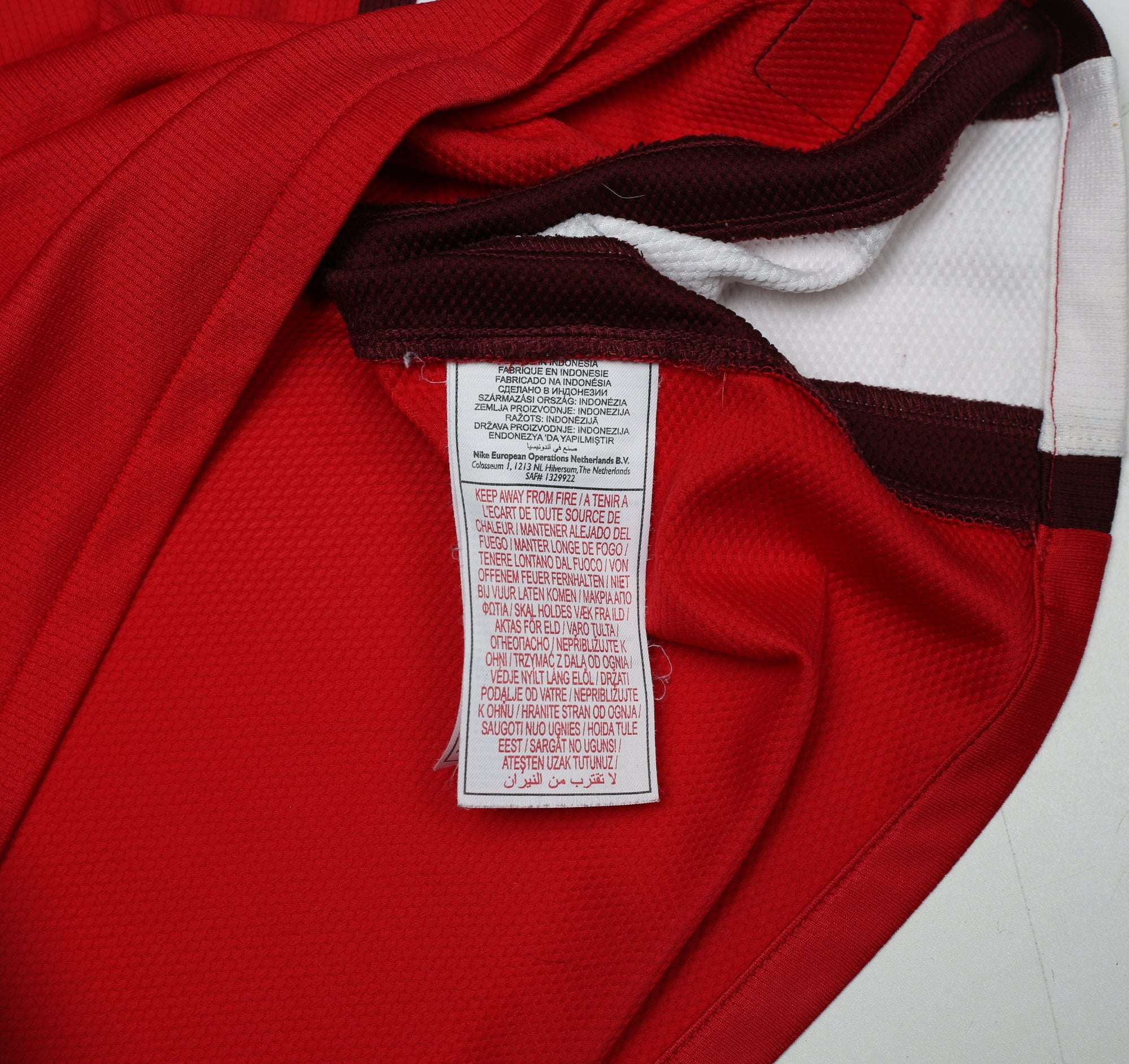 2008/10 EDUARDO #9 Arsenal Vintage Nike Home Football Shirt (M)