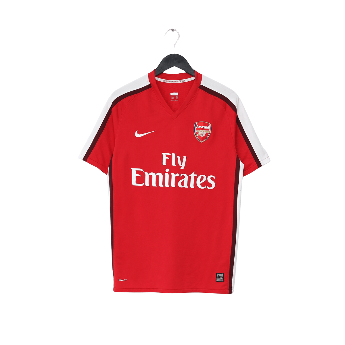 2008/10 EDUARDO #9 Arsenal Vintage Nike Home Football Shirt (M)