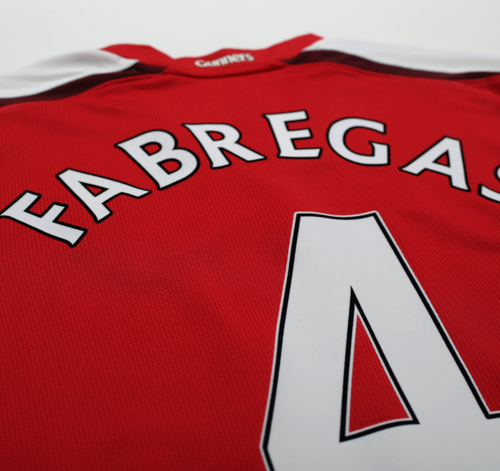 2008/10 FABREGAS #4 Arsenal Vintage Nike Home Football Shirt (YXL)