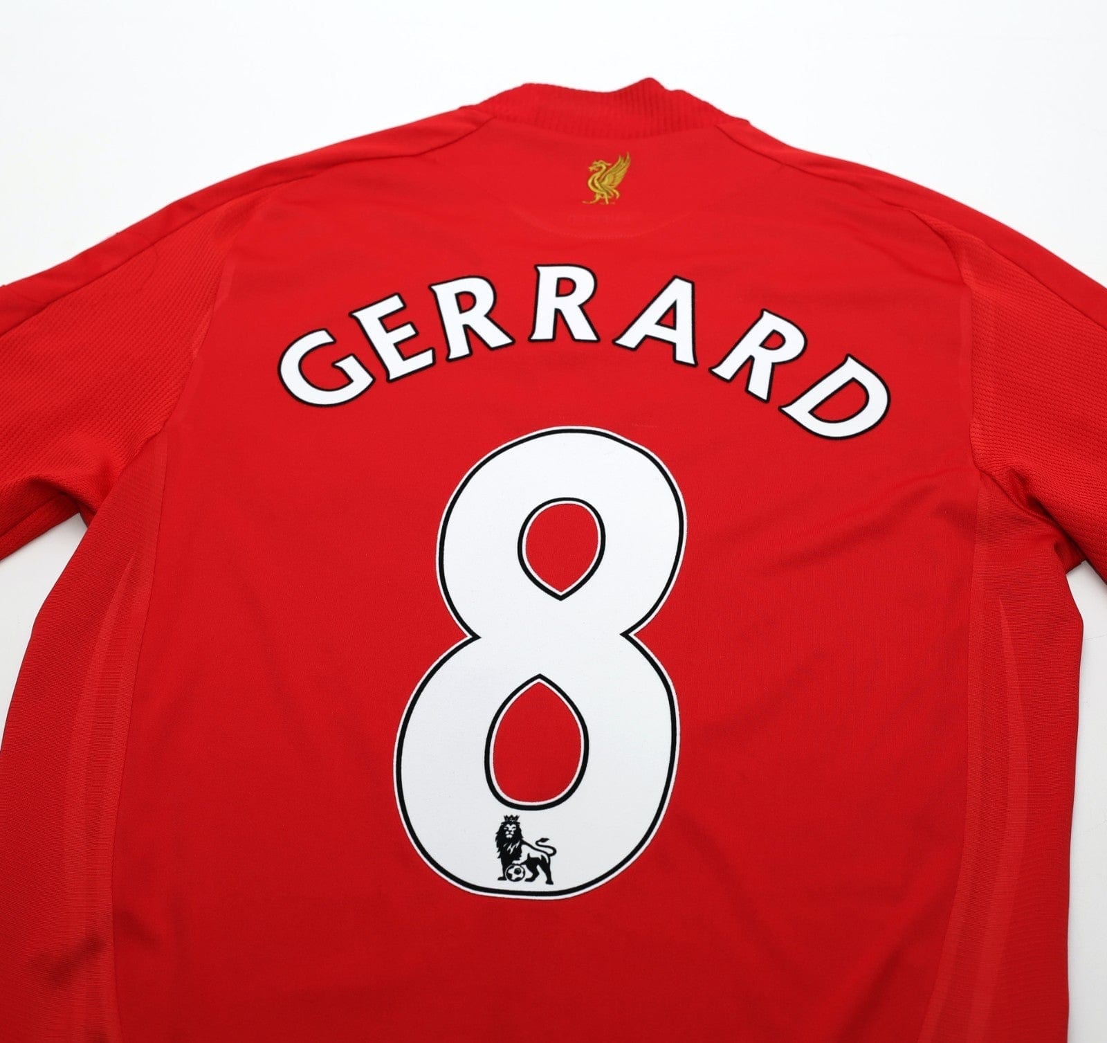 2008/10 GERRARD #8 Liverpool Vintage adidas Home Football Shirt (S)