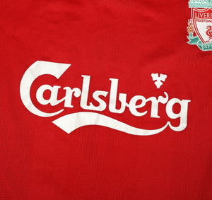 2008/10 GERRARD #8 Liverpool Vintage adidas Home Football Shirt (S)