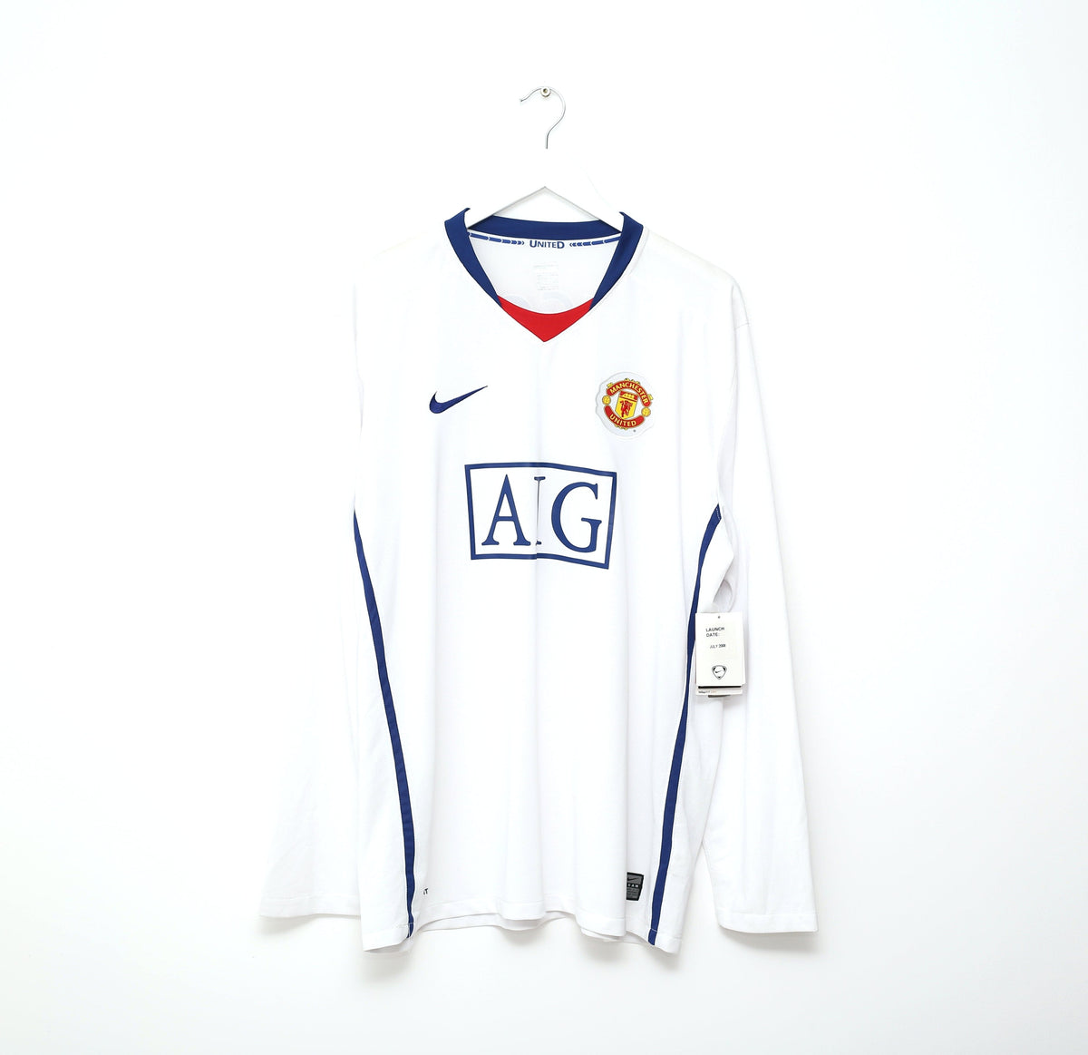 2008/10 GIGGS #11 Manchester United Vintage Nike LS Away Football Shirt XXL BNWT