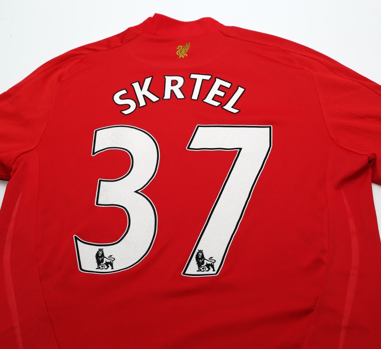 2008/10 SKRTEL #37 Liverpool Vintage adidas Home Football Shirt (M) FULL KIT