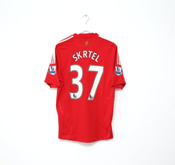 2008/10 SKRTEL #37 Liverpool Vintage adidas Home Football Shirt (M) FULL KIT