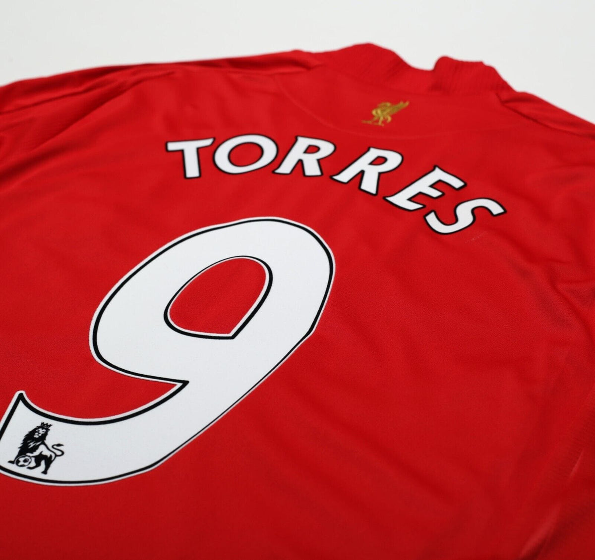 2008/10 TORRES #9 Liverpool Vintage adidas Home Football Shirt (L)
