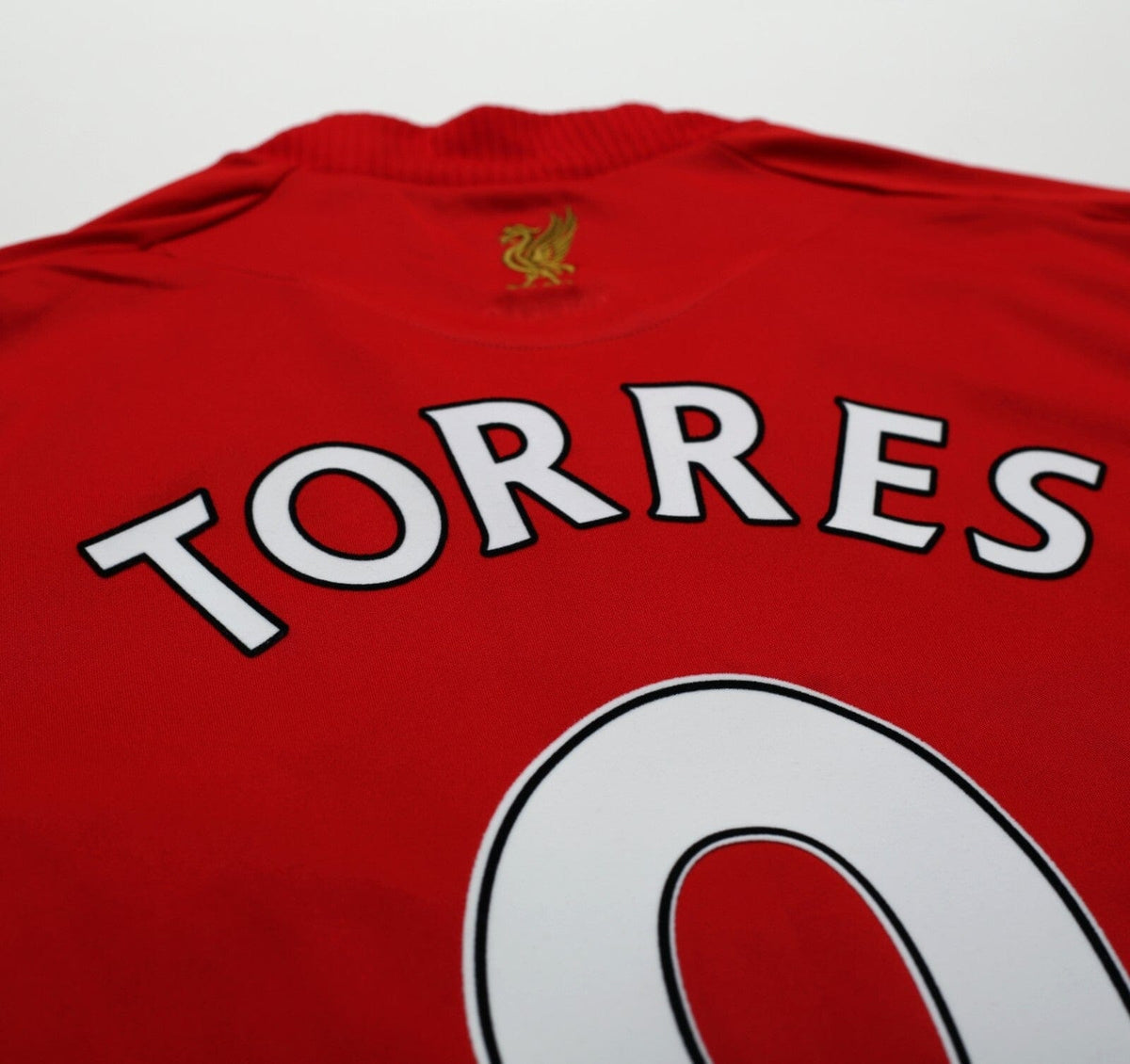2008/10 TORRES #9 Liverpool Vintage adidas Home Football Shirt (S)