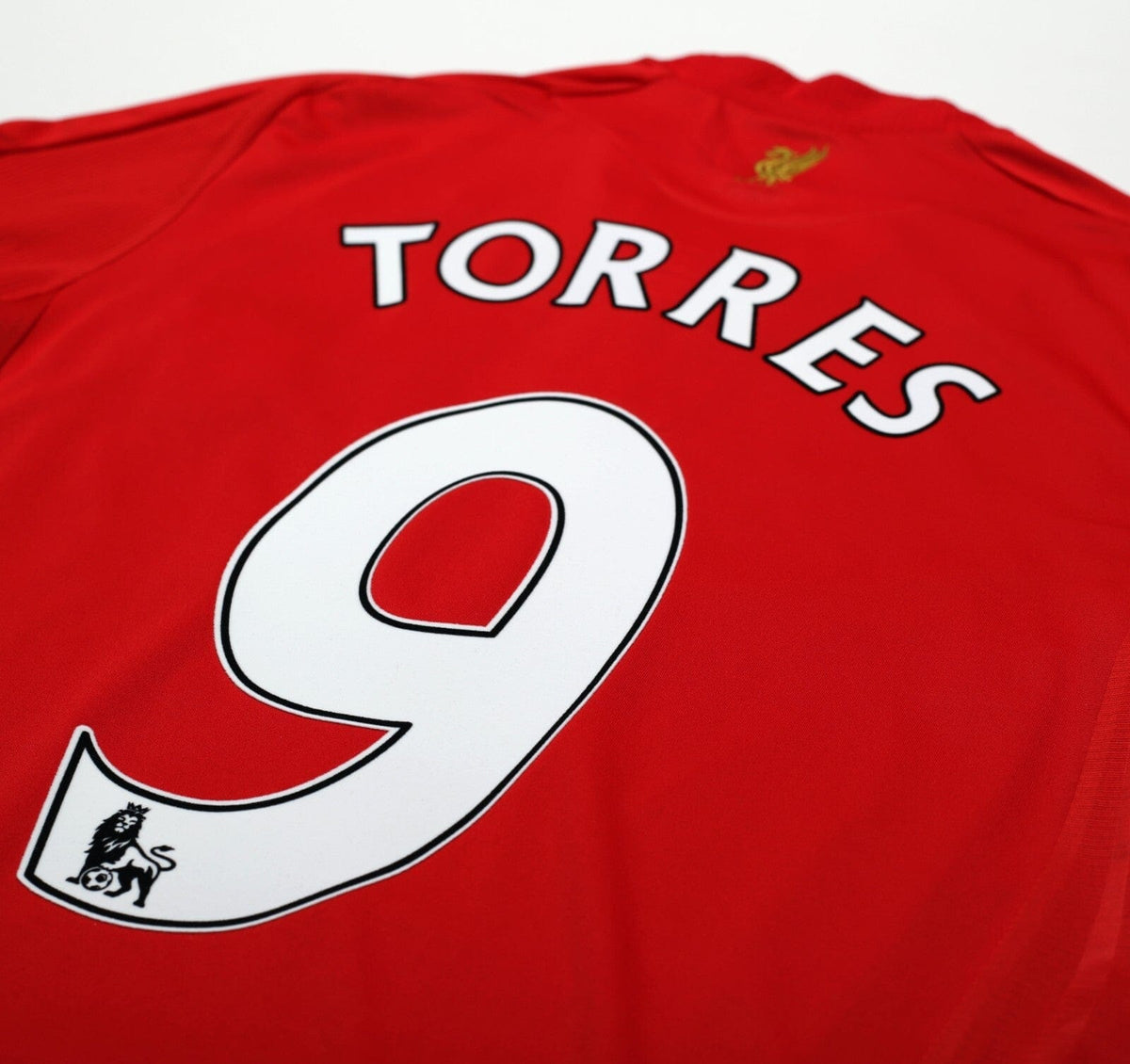 2008/10 TORRES #9 Liverpool Vintage adidas Home Football Shirt (S)