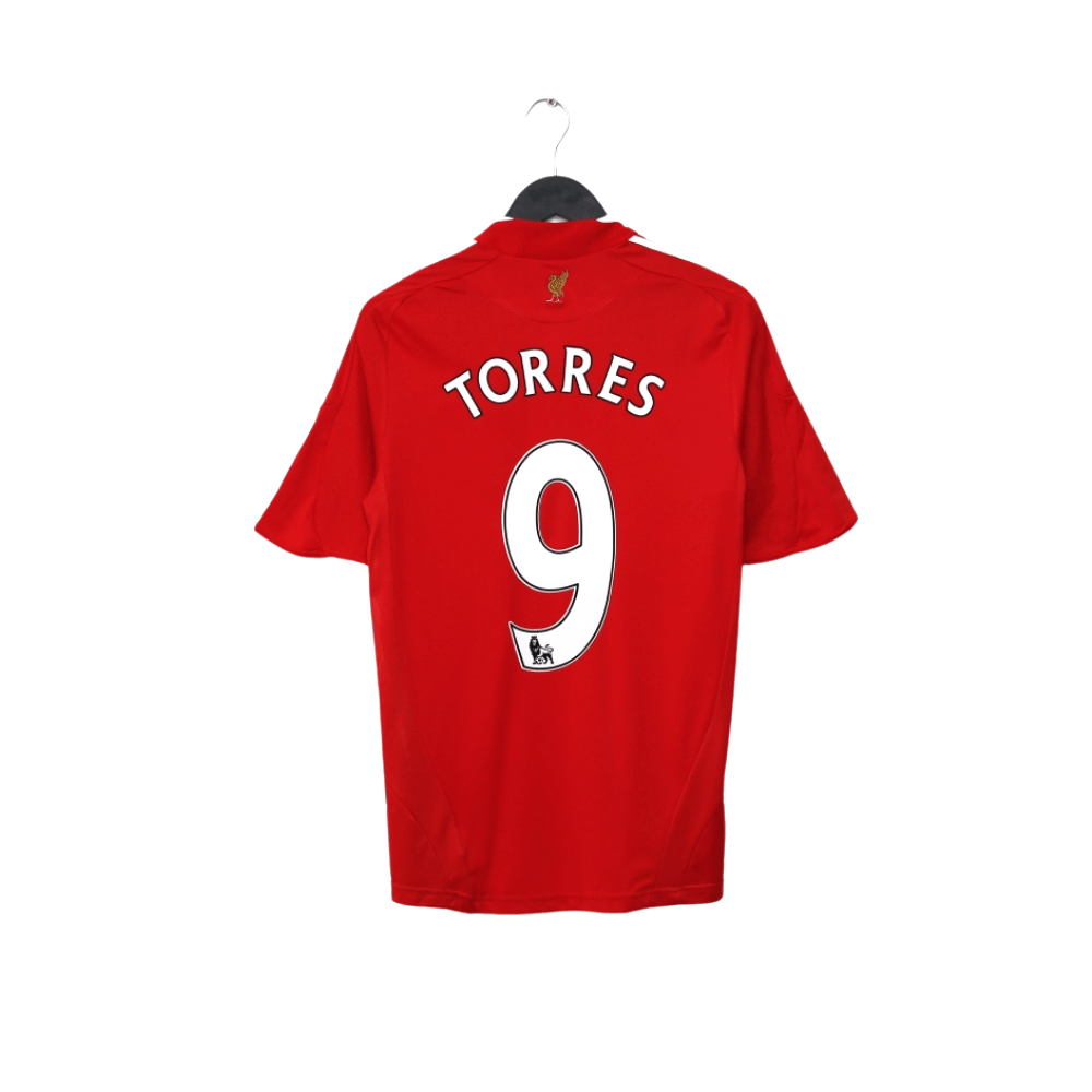 2008/10 TORRES #9 Liverpool Vintage adidas Home Football Shirt (S)