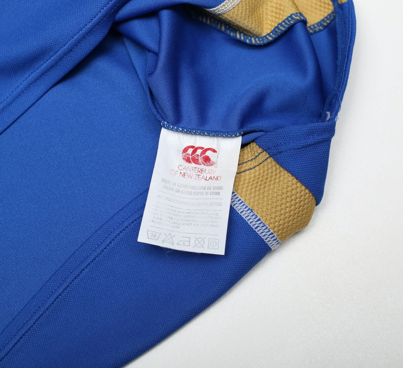 2008 KANU #27 Portsmouth Vintage Canterbury Home Football Shirt (L) FA CUP