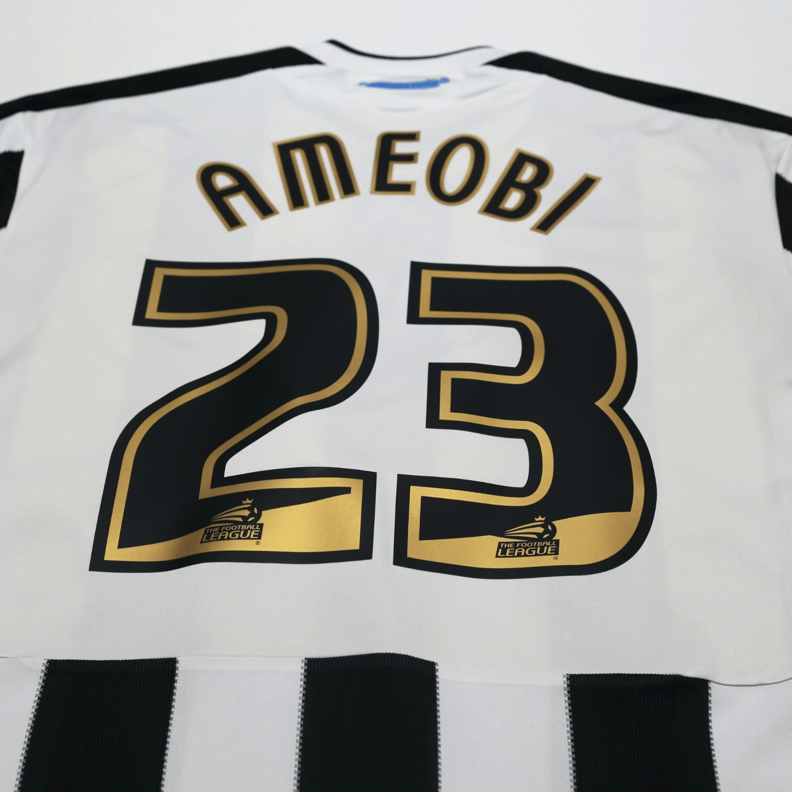 2009/10 Ameobi #23 Newcastle United Vintage adidas Home Football Shirt (L)