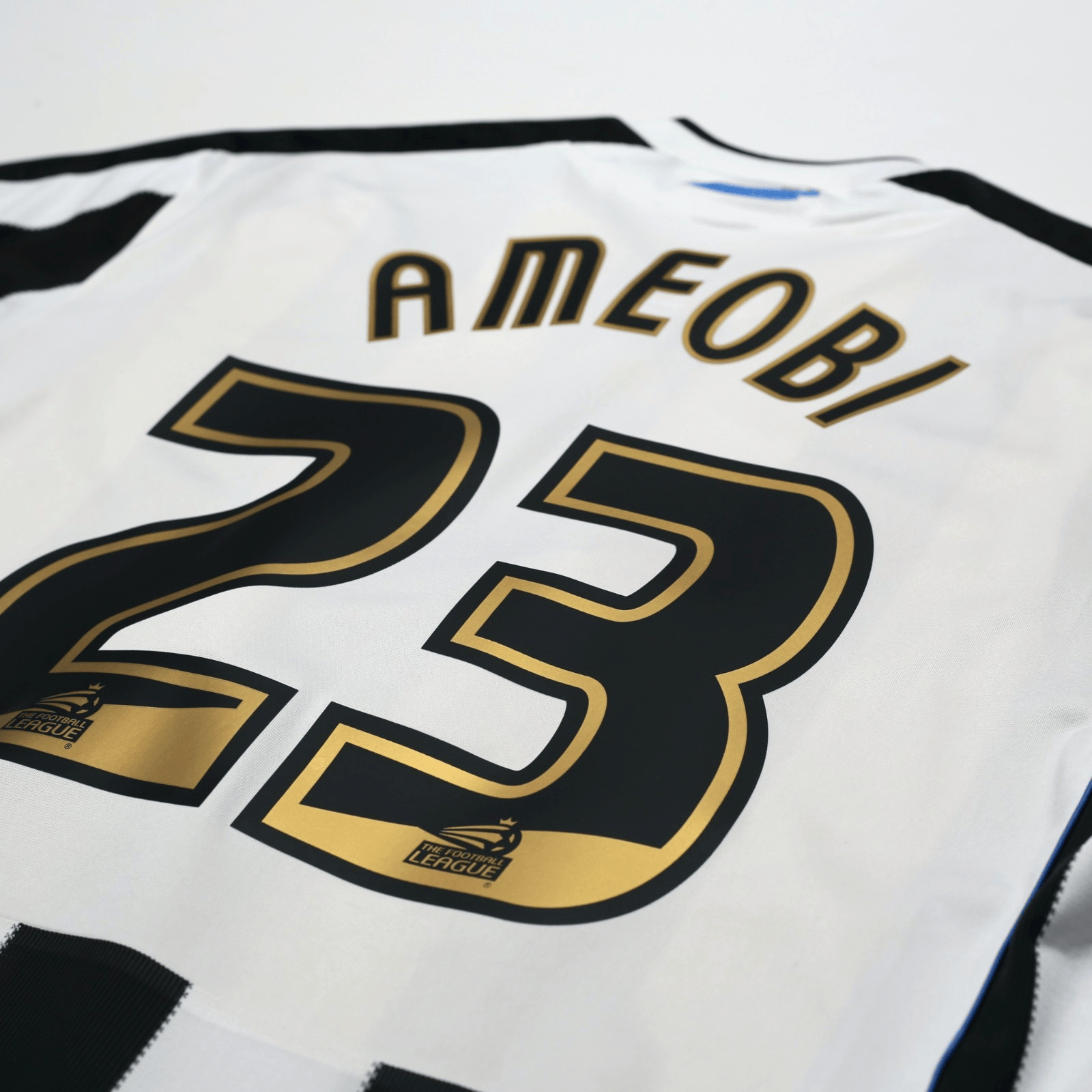 2009/10 Ameobi #23 Newcastle United Vintage adidas Home Football Shirt (L)