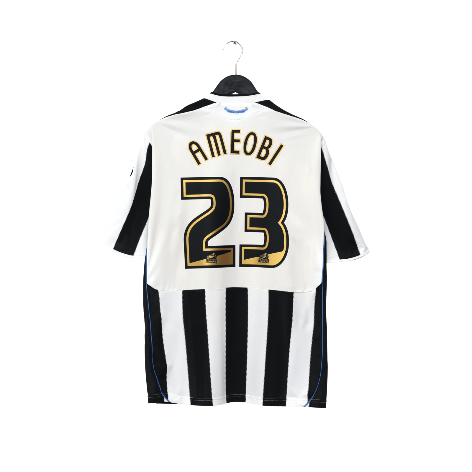 2009/10 Ameobi #23 Newcastle United Vintage adidas Home Football Shirt (L)