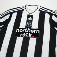 2009/10 Ameobi #23 Newcastle United Vintage adidas Home Football Shirt (L)