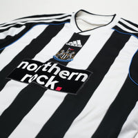 2009/10 Ameobi #23 Newcastle United Vintage adidas Home Football Shirt (L)