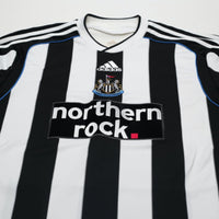 2009/10 Ameobi #23 Newcastle United Vintage adidas Home Football Shirt (L)