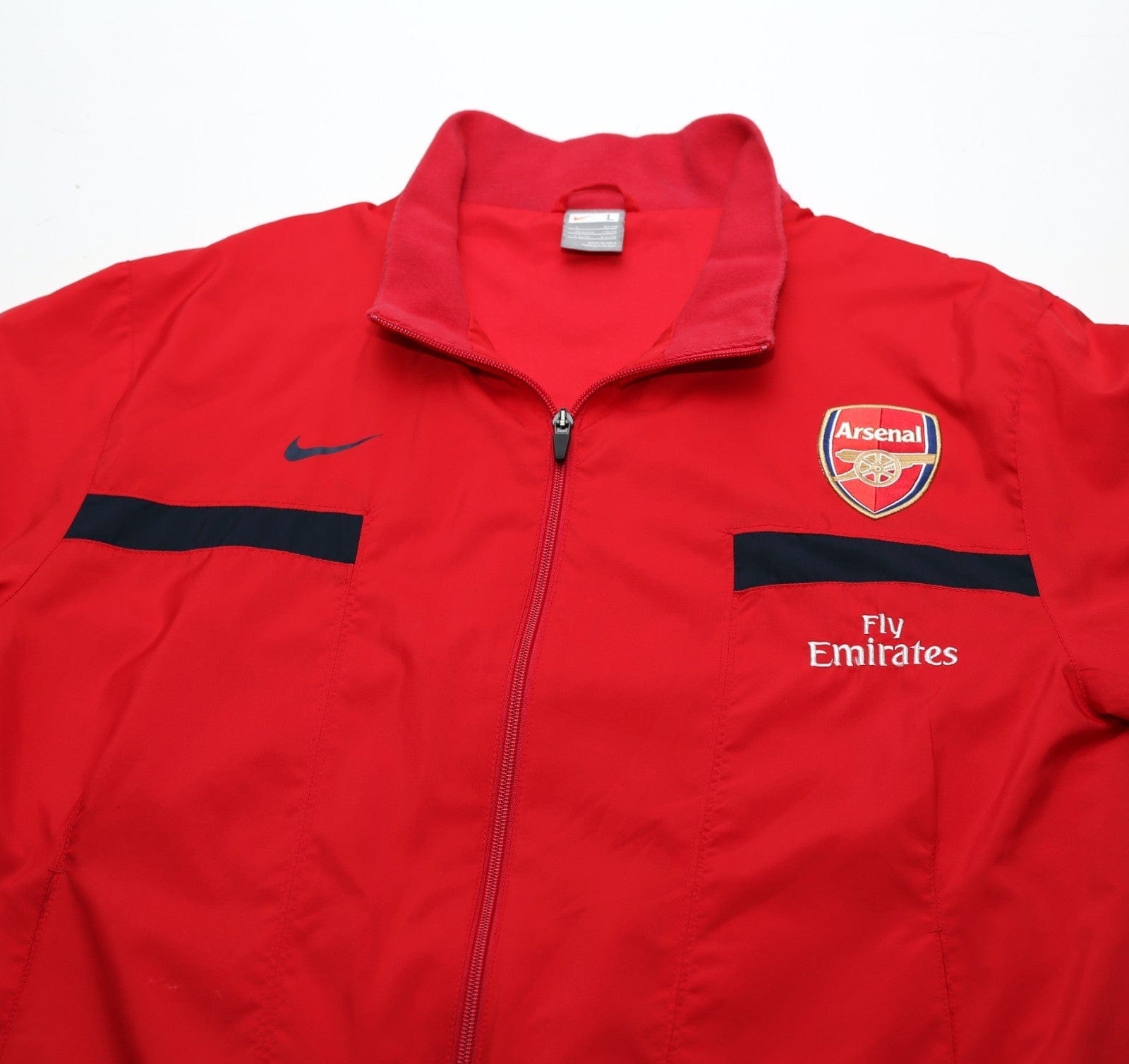 2009/10 ARSENAL Vintage Nike Football Track Top Jacket (L)