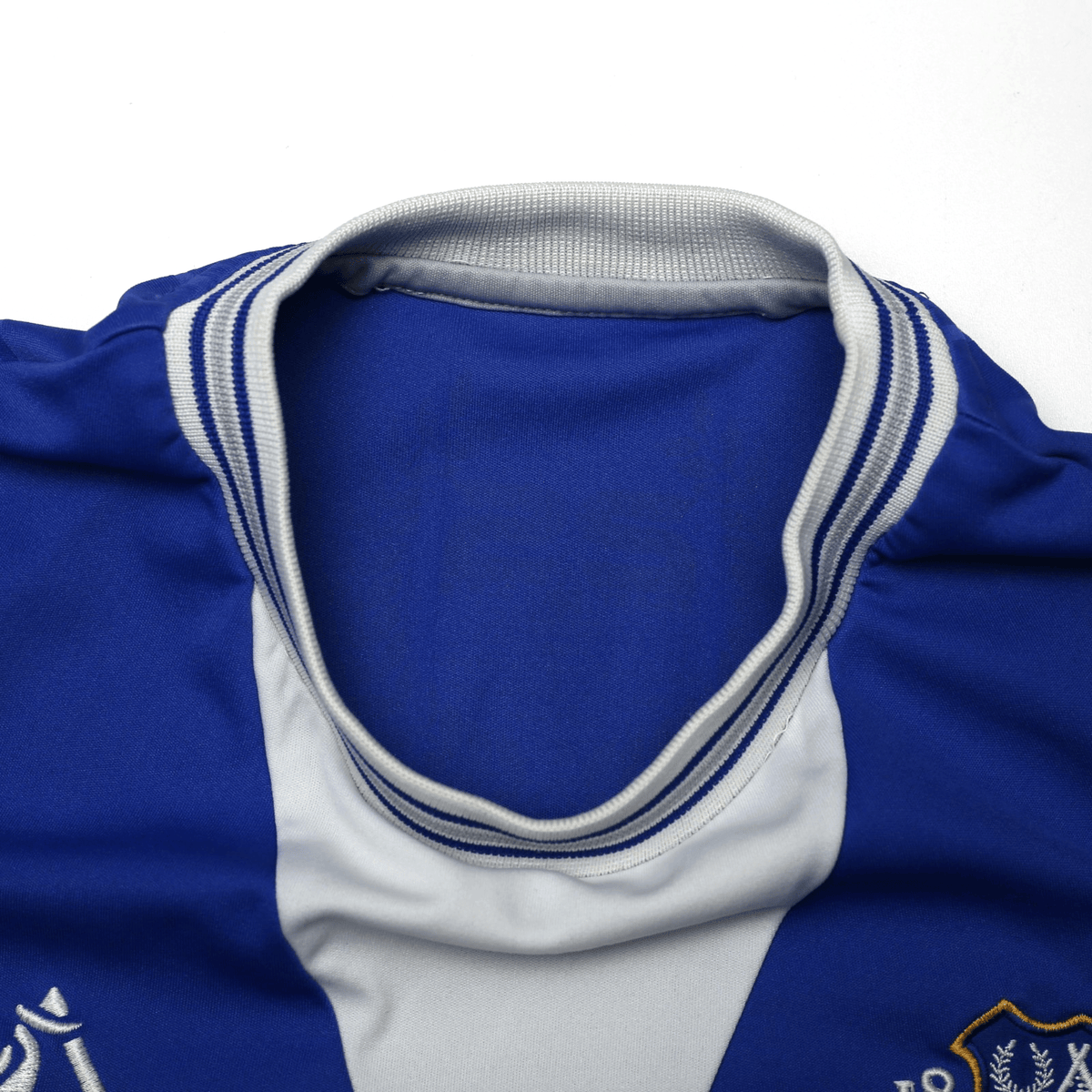 2009/10 Baines #3 Everton Vintage le coq sportif Home Football Shirt (M)