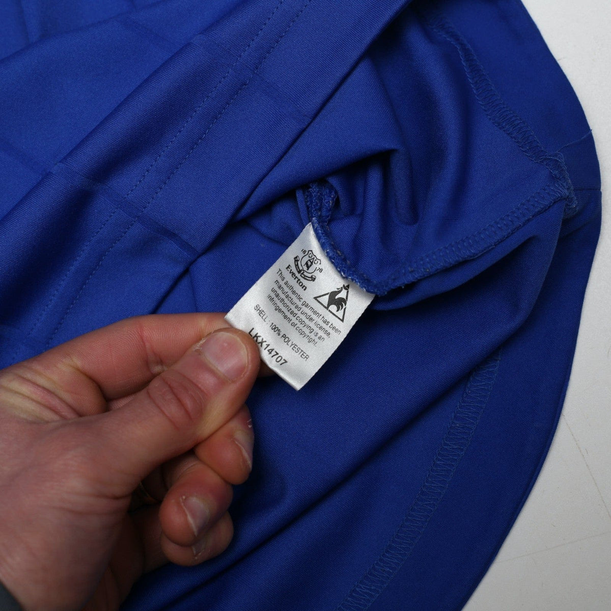 2009/10 Baines #3 Everton Vintage le coq sportif Home Football Shirt (M)