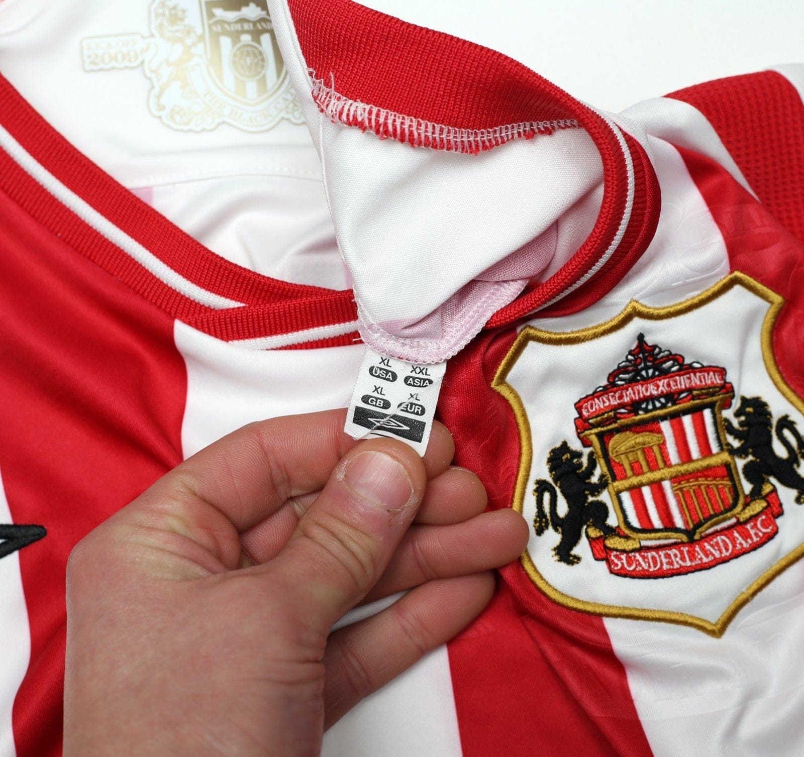2009/10 BENT #11 Sunderland Vintage Umbro Football Shirt (XL)