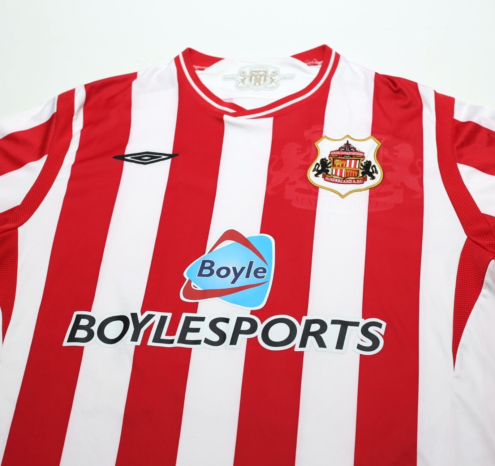 2009/10 BENT #11 Sunderland Vintage Umbro Football Shirt (XL)
