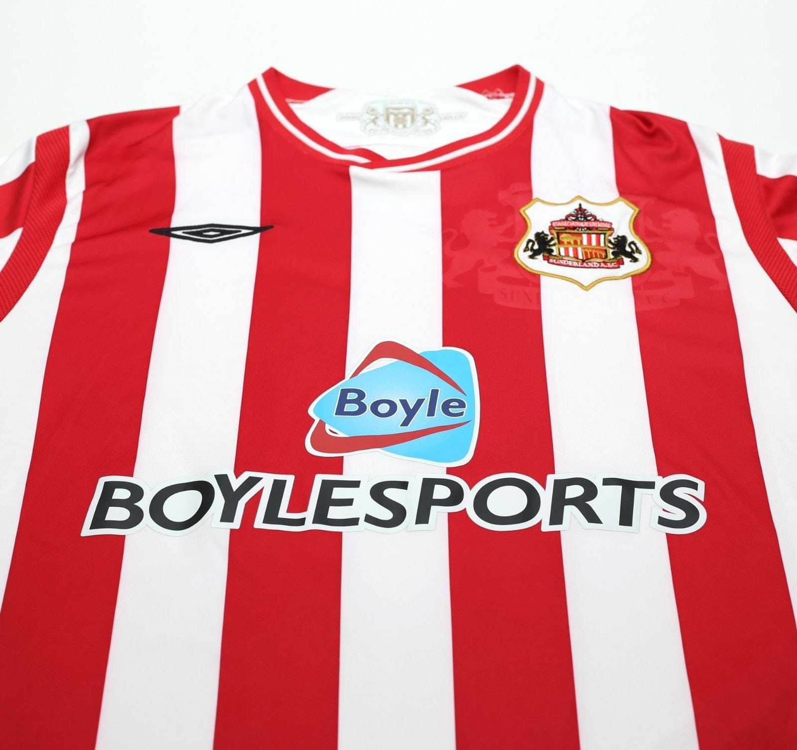 2009/10 BENT #11 Sunderland Vintage Umbro Football Shirt (XL)