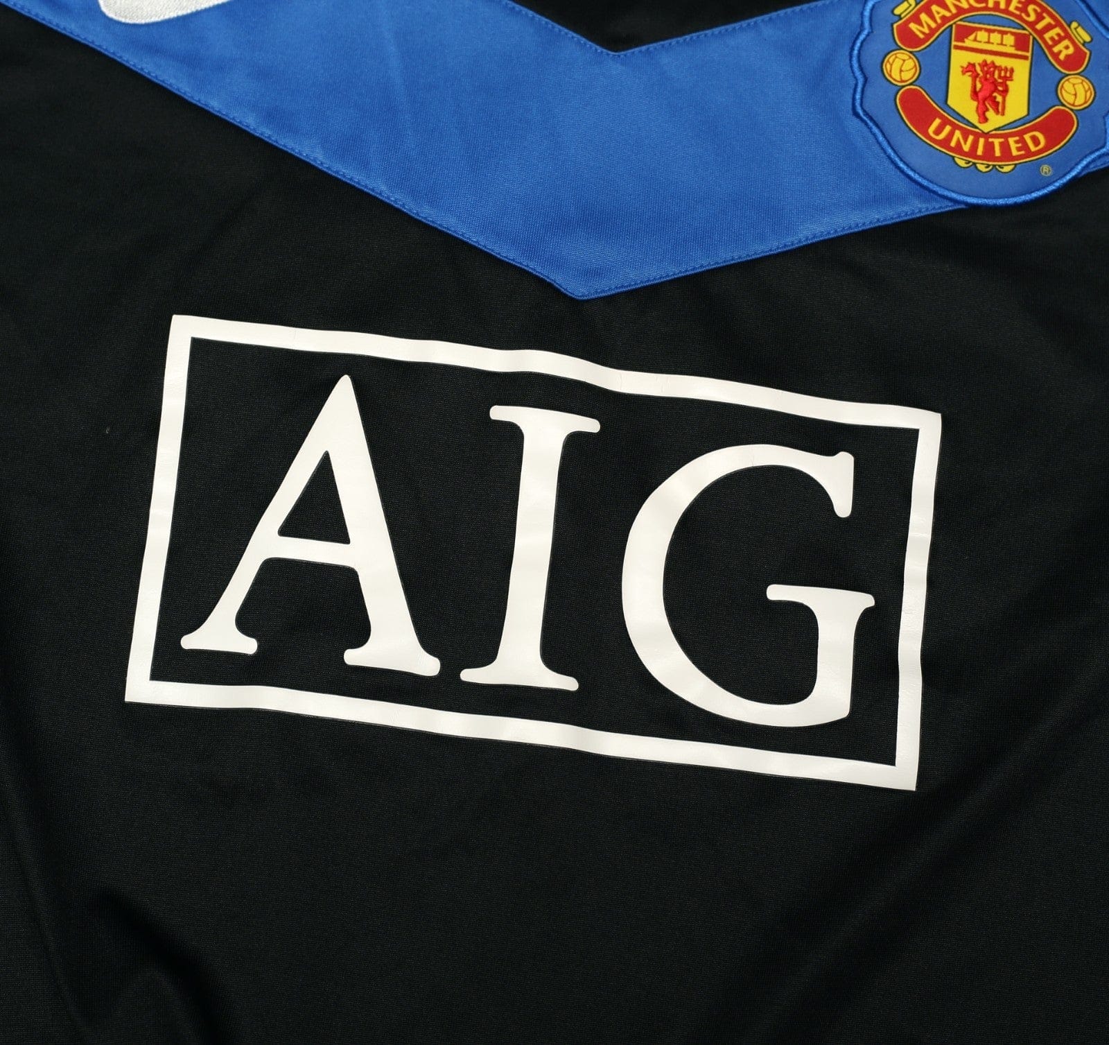 2009/10 BERBATOV #9 Manchester United Vintage Nike Away Football Shirt (XL)