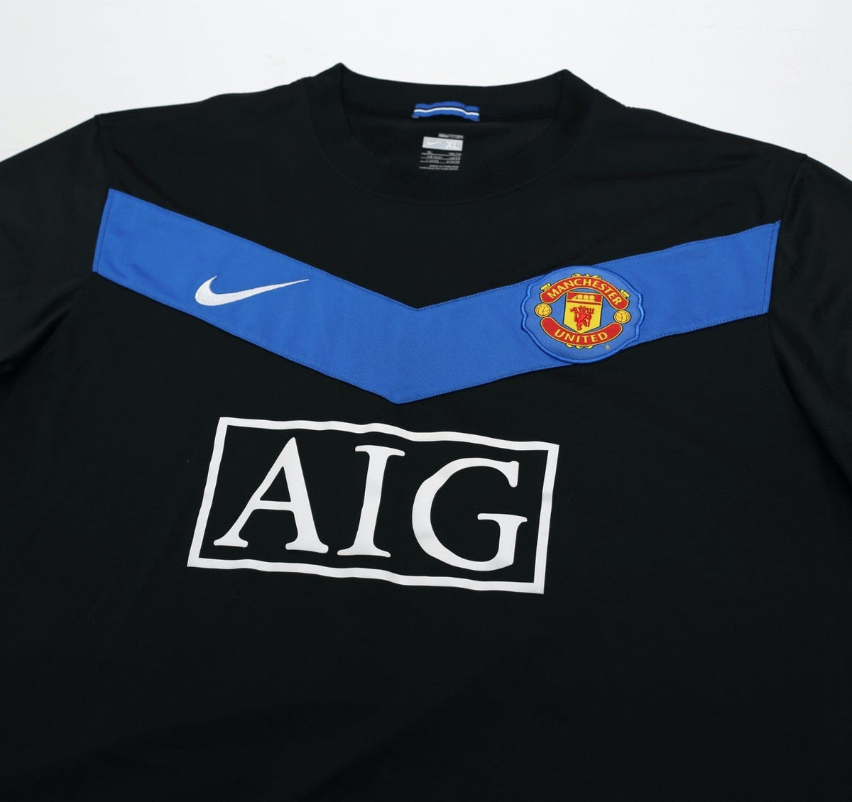 2009/10 BERBATOV #9 Manchester United Vintage Nike Away Football Shirt (XL)